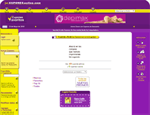 Tablet Screenshot of cuponesonline.com